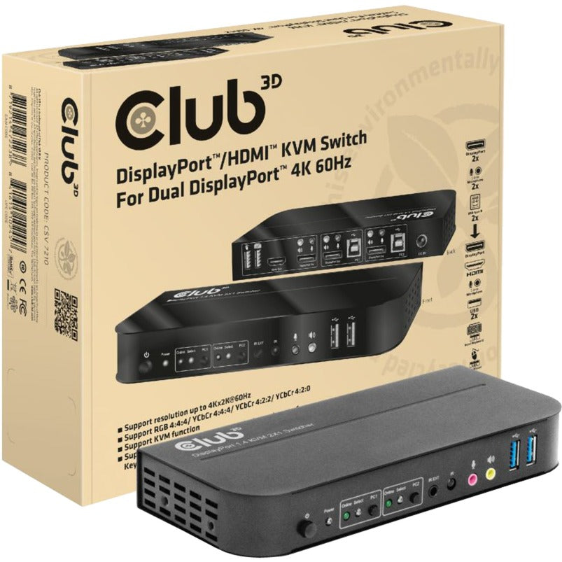 Club 3d csv-7210 kvm switch (sort)