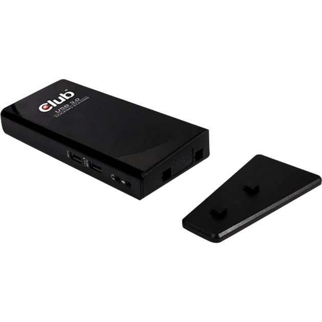 Club 3D USB Gen 1 Type A dockingstation med dobbelt skærm (sort, CSV-3242HD, detailhandel)