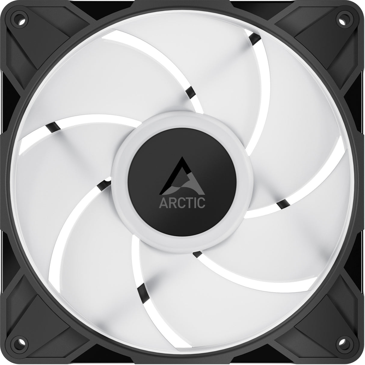 Arctic p14 pro a-rgb kabinet blæser (sort, 140 x 140 x 27 mm, pwm)
