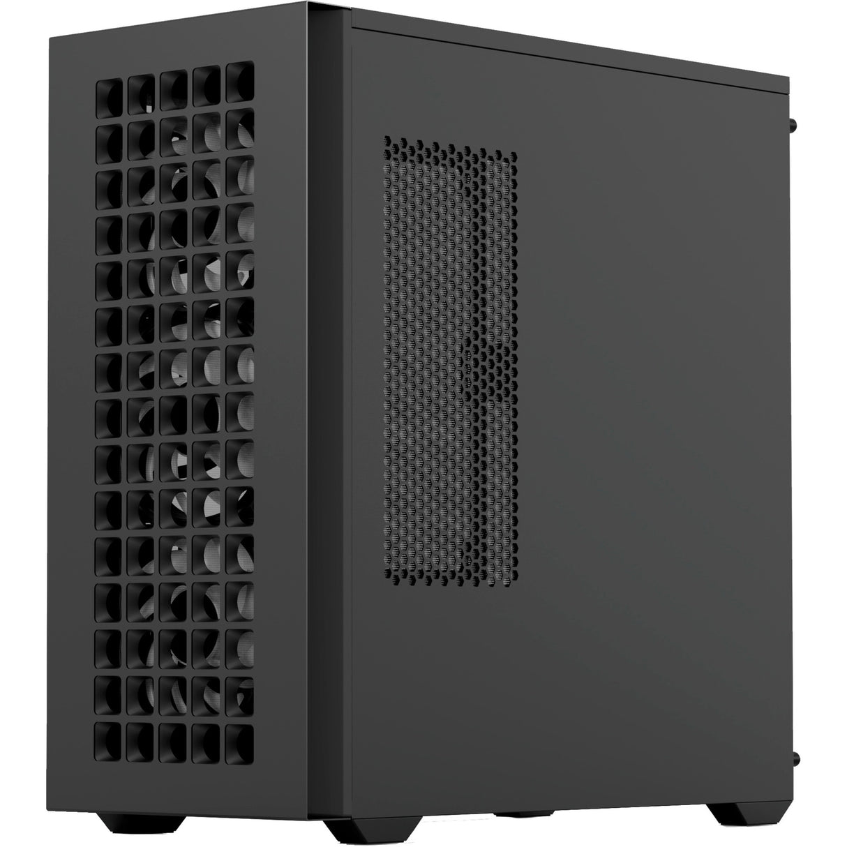 Aerocool b502a midi tårnhus (sort | 2x USB-A | 1x USB-C | RGB)