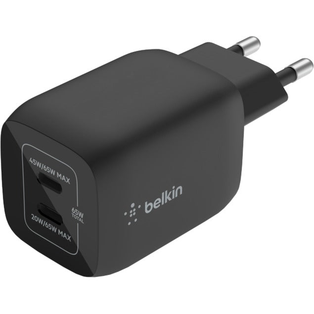 Belkin Boostcharge Pro 2-Poort USB-C GaN Wall Loader med P