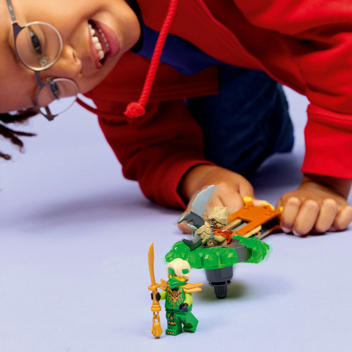 Lego ninjago 71850 lloyd vs. elemental monster spinner