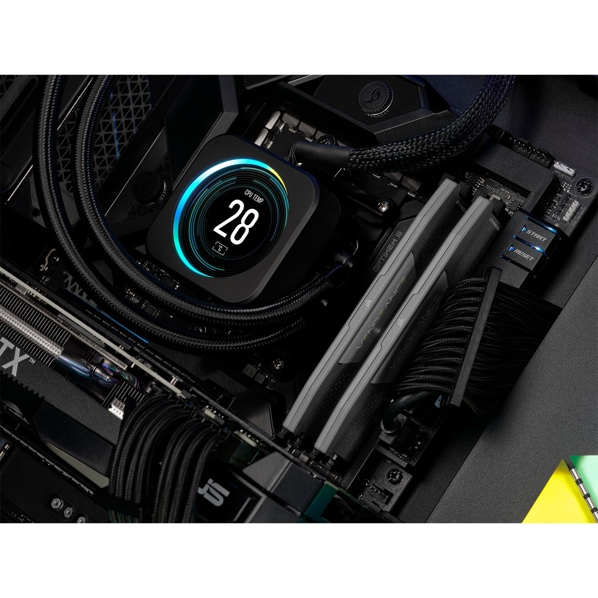 Corsair vengeance 32 GB ddr5-6000 (2x 16 GB) RAM (grå, cmk32gx5m2b6000z30, expo)