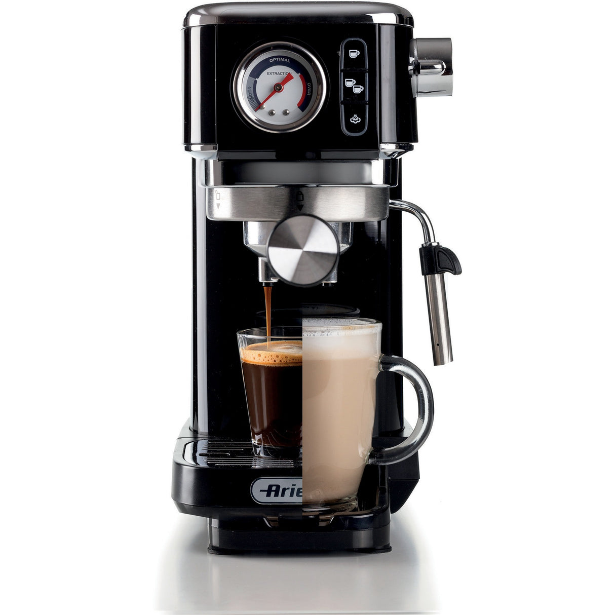 Ariete moderna espresso slim 1381 12 espressomaskine (sort)