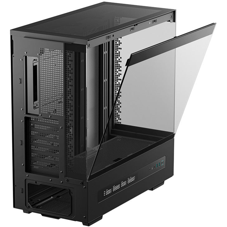 Deepcool ch690 digital midi tårnhus (sort | 2x USB-A | 1x USB-C | hærdet glas)