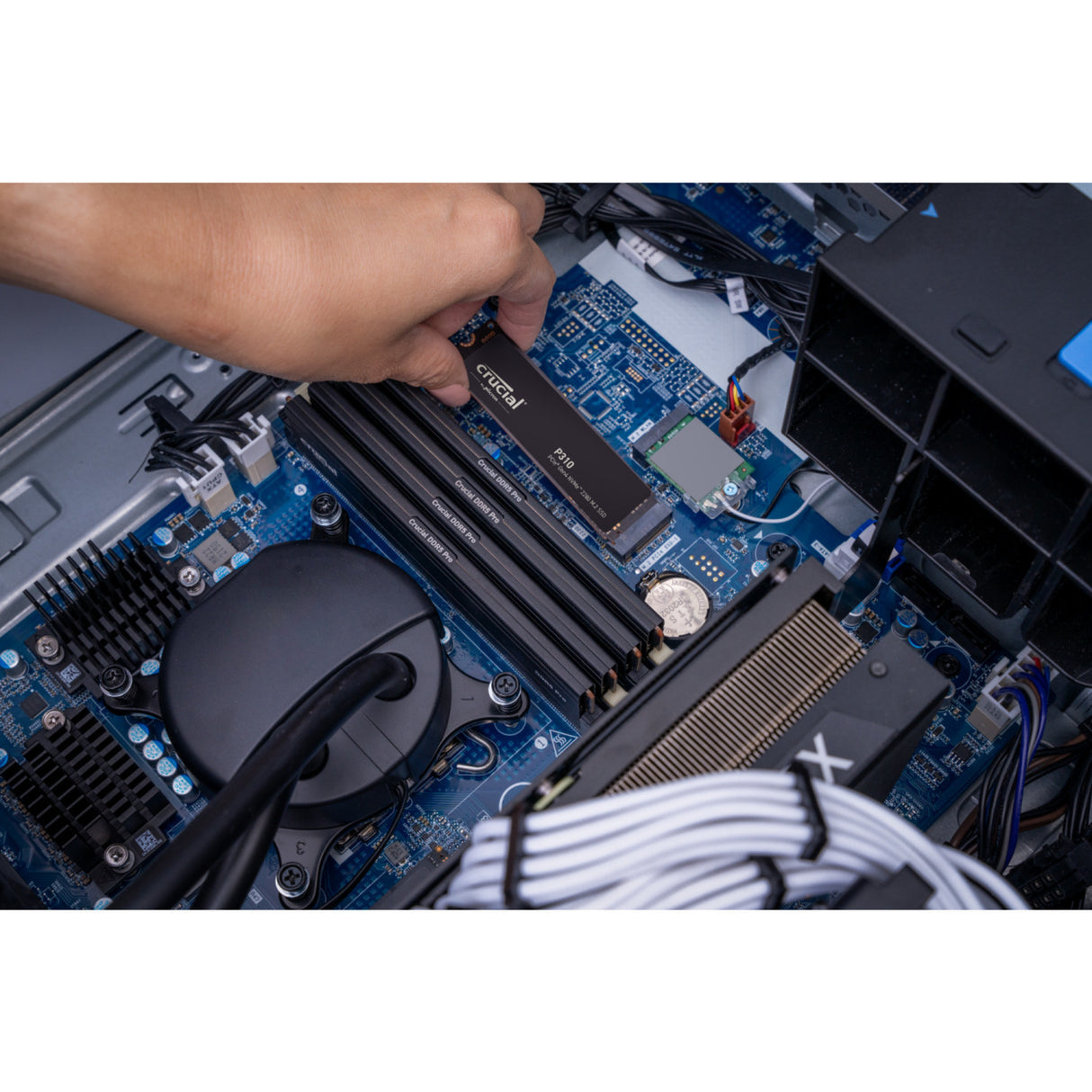 Crucial p310 500 gb ssd (sort, ct500p310ssd8, pcie gen 4.0 x4, nvme 2.0)