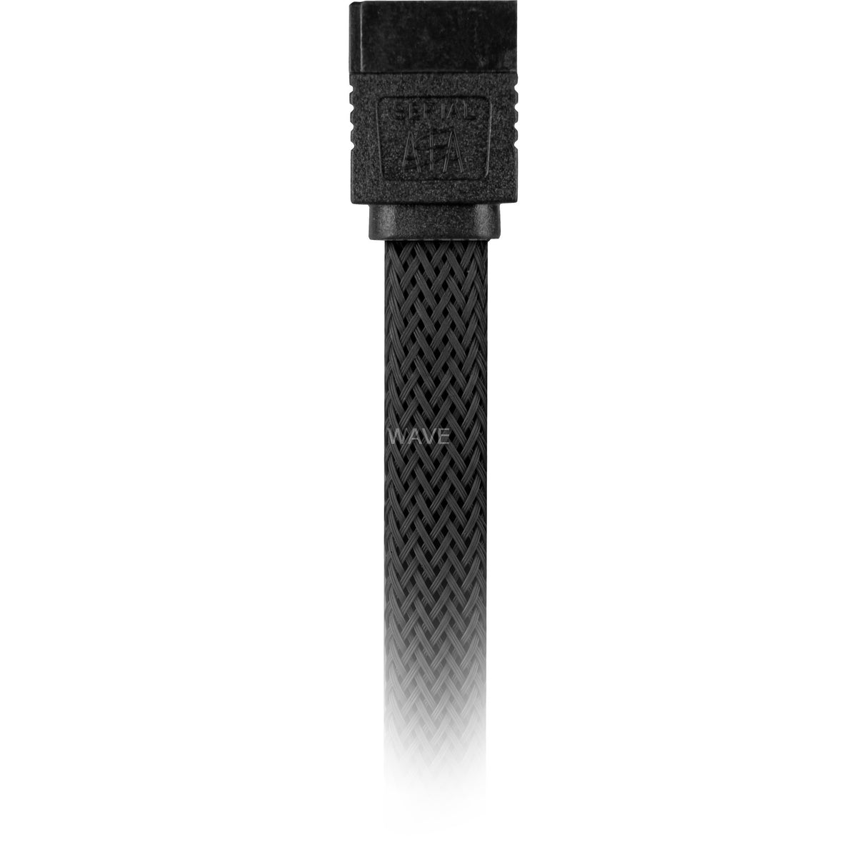 Sharkoon sata iii 90° ærmekabel (sort, 0,3 meter)