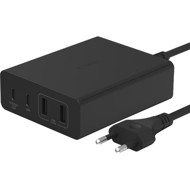 Belkin Boost Charge Pro 4-ports Gan vægoplader (sort, 108W)