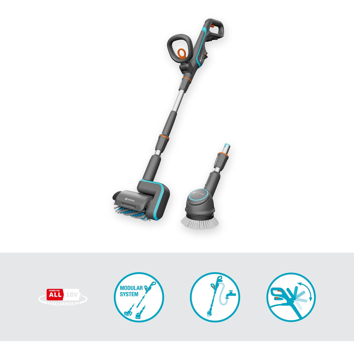 Gardena multi-cleaner aquabrush universal solo