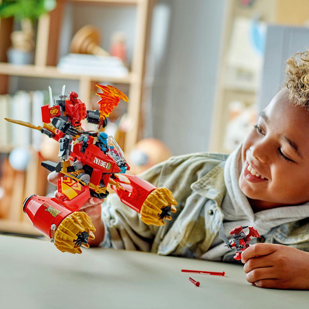 Lego ninjago 71830 kai's mecha storm køretøj