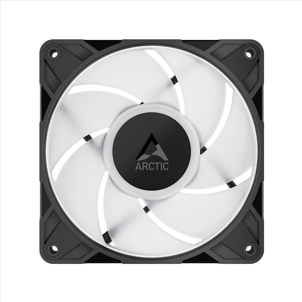 Arctic p12 pro a-rgb kabinet blæsere (sort, 3 stk, 120 x 120 x 25 mm, pwm)