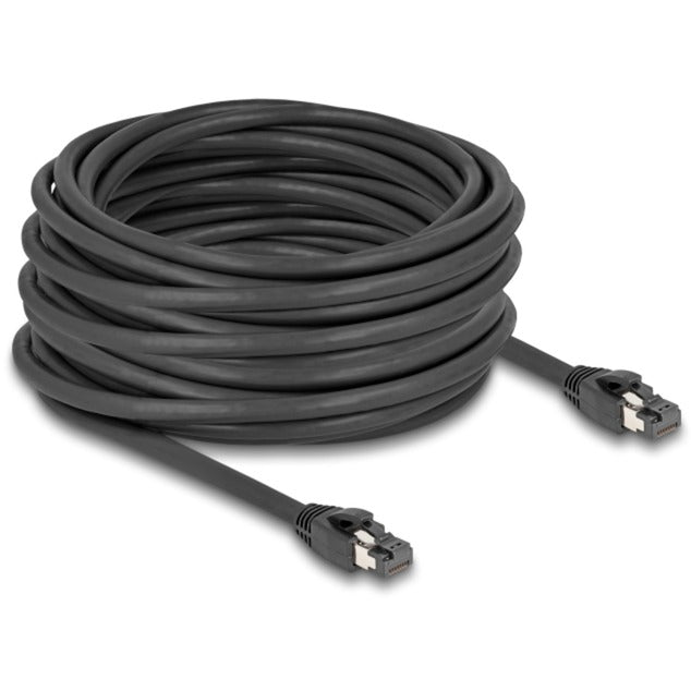 Delock netværkskabel s ftp, rj-45 med kat.8.1 (sort, 15 meter)