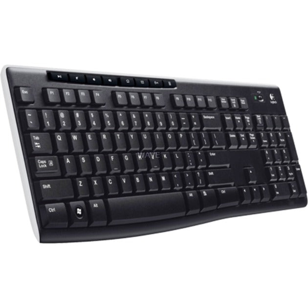 Logitech trådløst tastatur k270 (sort, eu-layout (qwerty), gummikuppel)