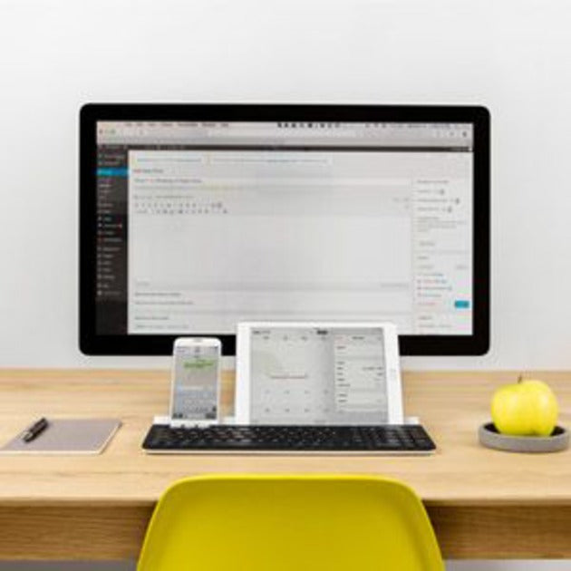 Logitech K780 trådløst tastatur til flere enheder (EU-layout (QWERTY), Bluetooth)