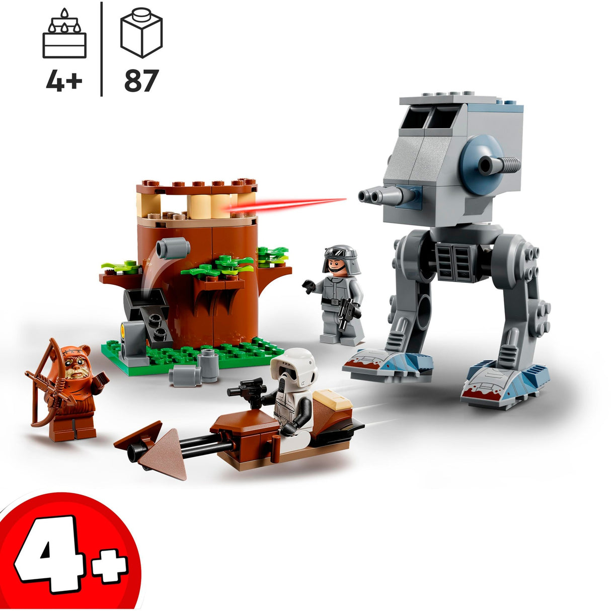 Lego star wars - at-st byggelegetøj (75332)