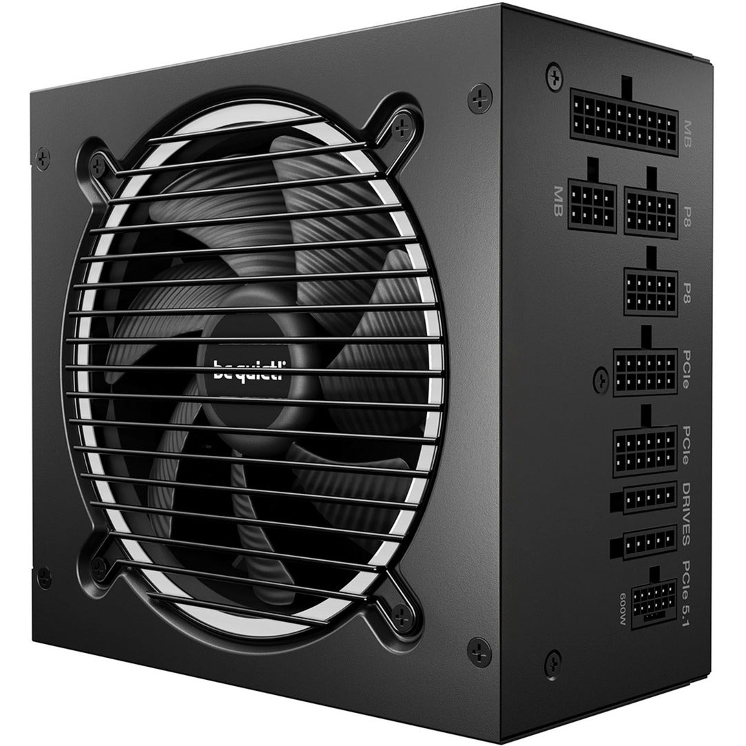Vær stille! ren effekt 13 m modulær 850 watt strømforsyning (sort, 1x 12v-2x6, 4x pcie)