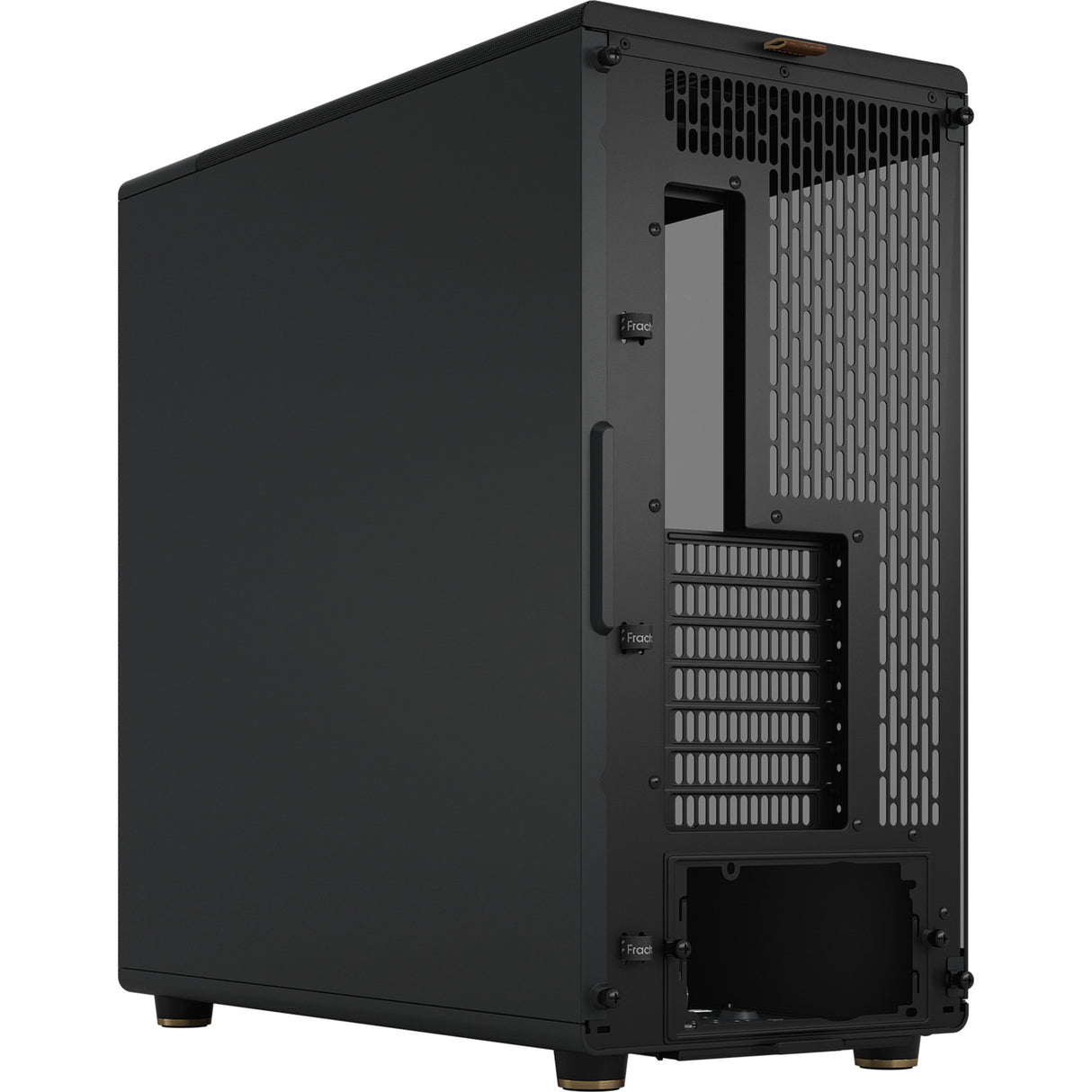 Fractal Design North XL RC Charcoal Black TG Dark Midi Tower Housing (sort træfarve | 2x USB-A | 1x USB-C | hærdet glas)