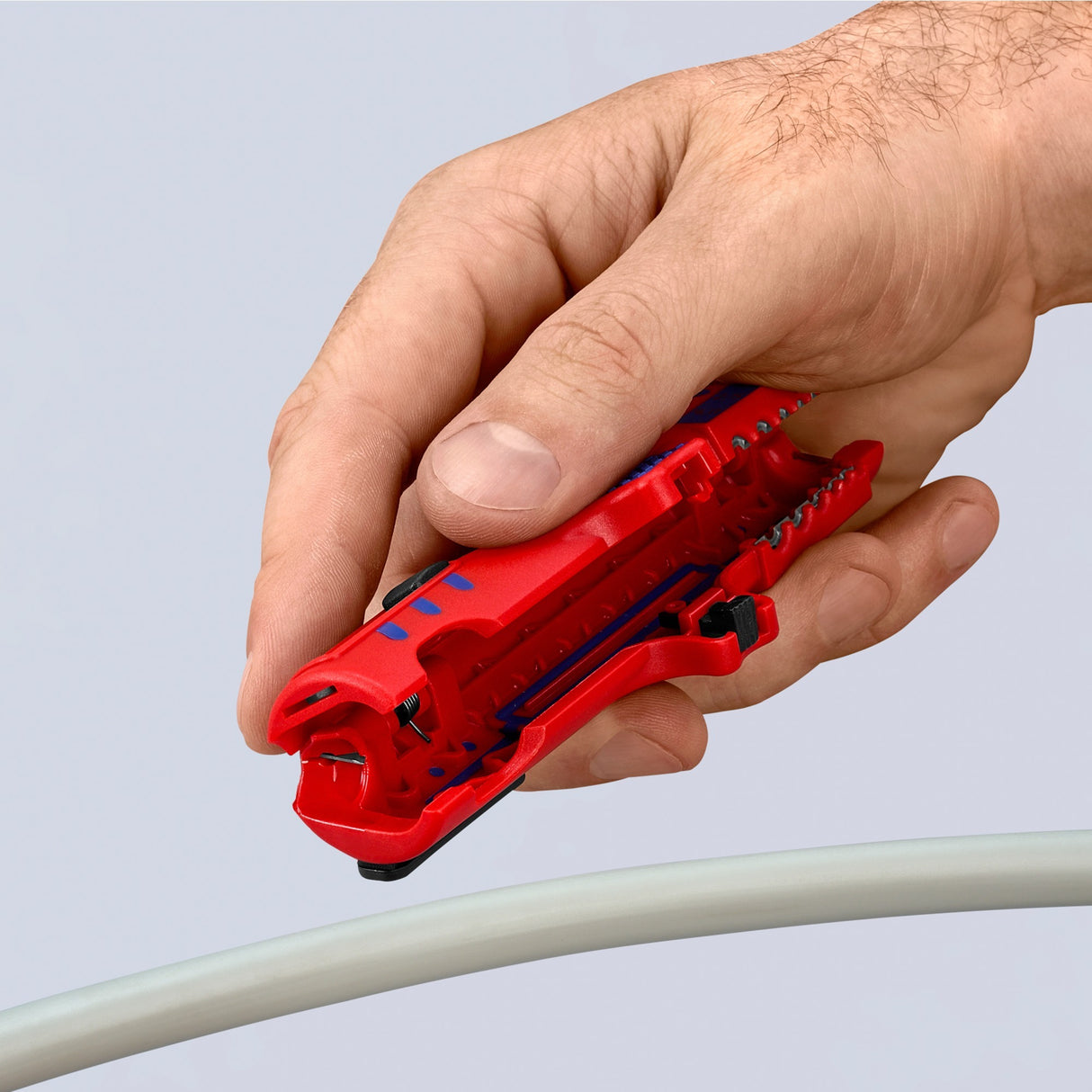 Knipex universal kabelstripper 1685125sb kabelafisoleringsværktøj (rød blå)