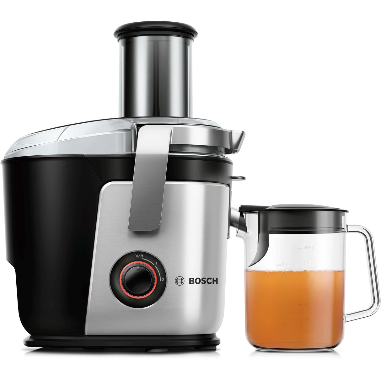 Bosch juicer vitajuice 4 1000 w (sølv sort)