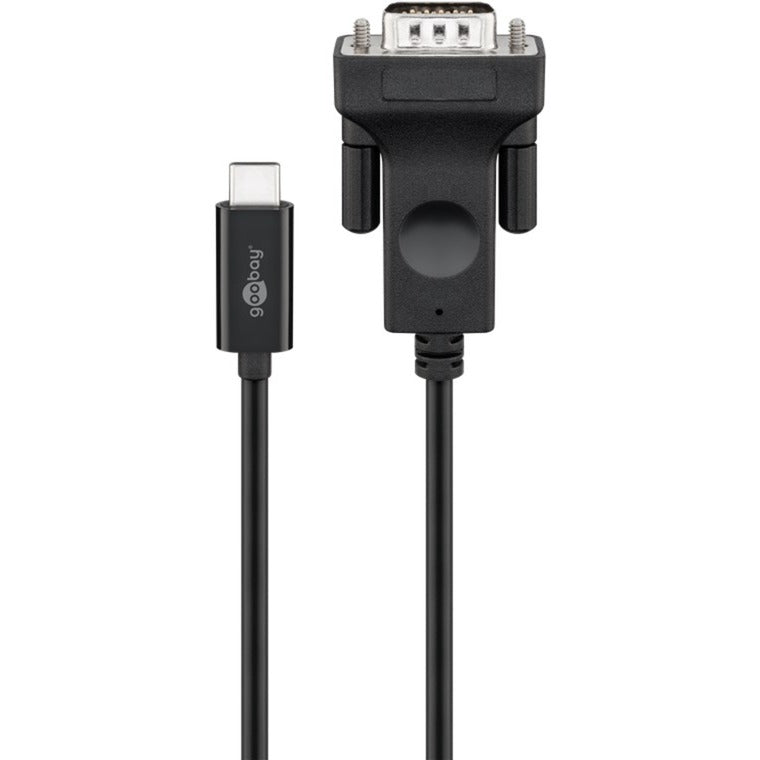 Goobay USB-C til VGA adapterkabel (sort, 1,8 meter)