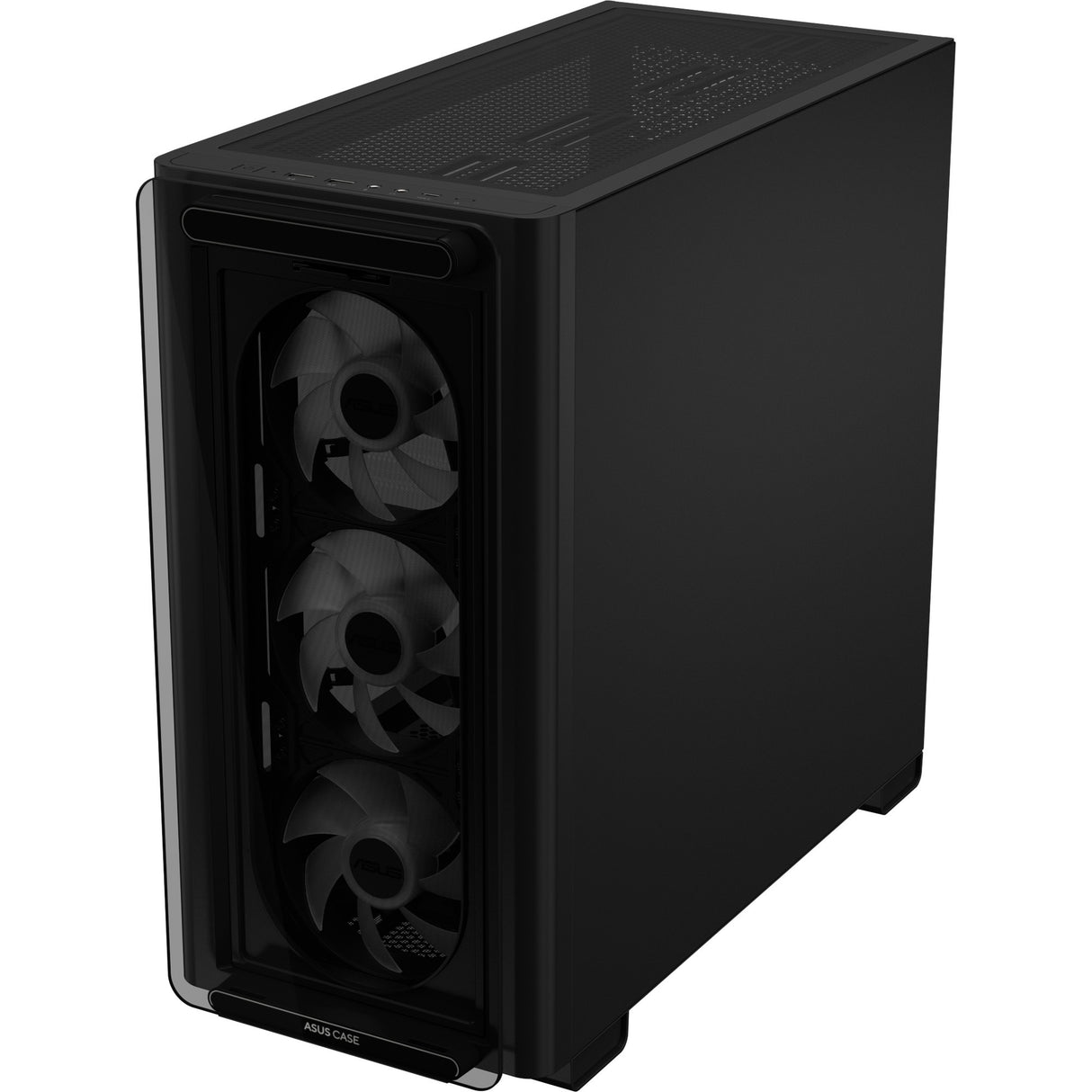 Asus a23 plus mini tårnetui (sort | 2x USB-A | 1x USB-C | RGB | hærdet glas)