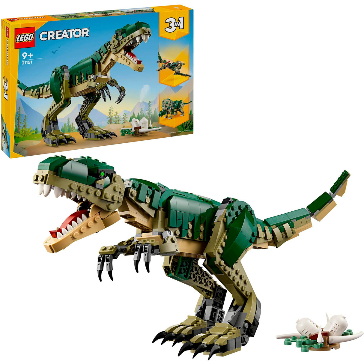Lego Creator 3i1 t. rex, dinosaur 31151