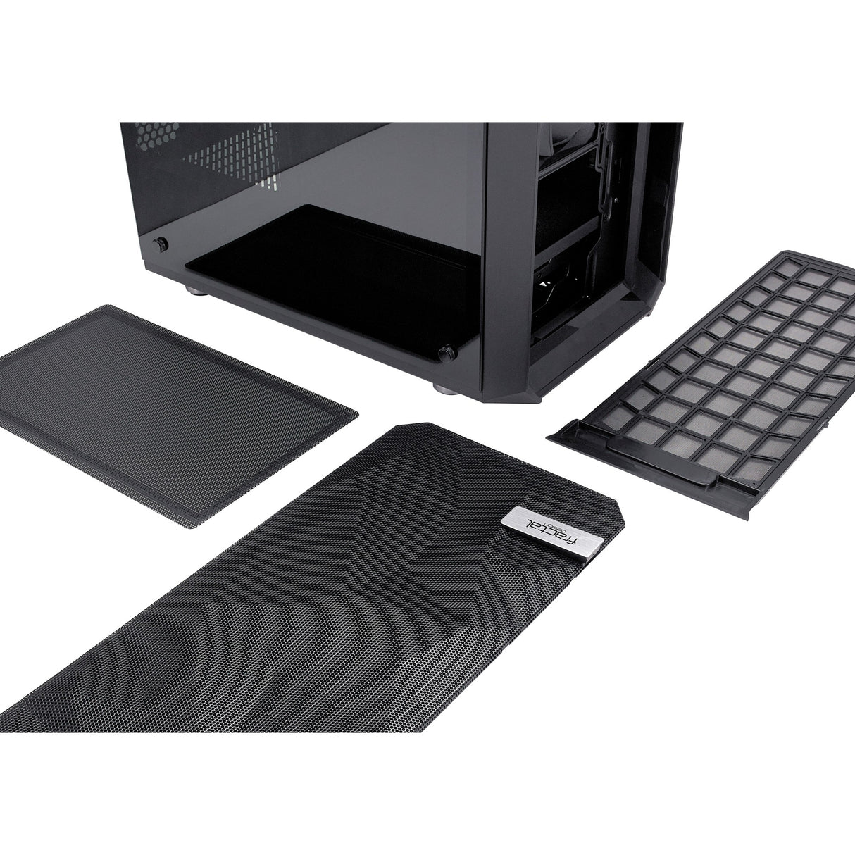 Fractal design meshify c midi tårnhus (sort | 2x USB-A | hærdet glas)
