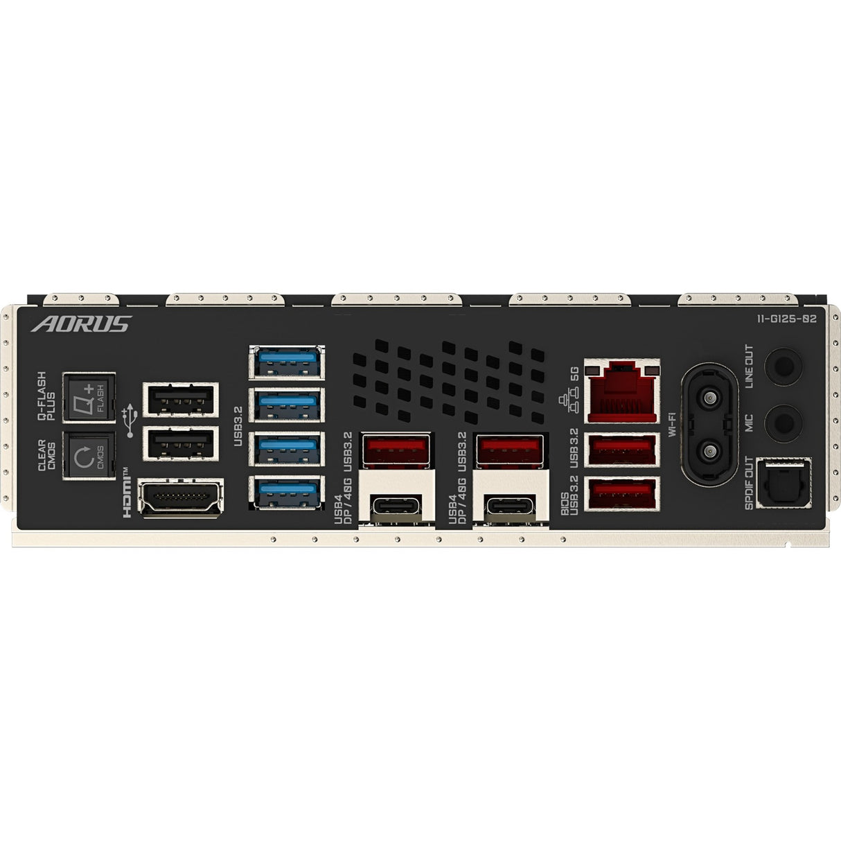Gigabyte x870e aorus master socket am5 bundkort (sort, raid, 5 GB LAN, Wi-Fi 7, BT, lyd, ATX)