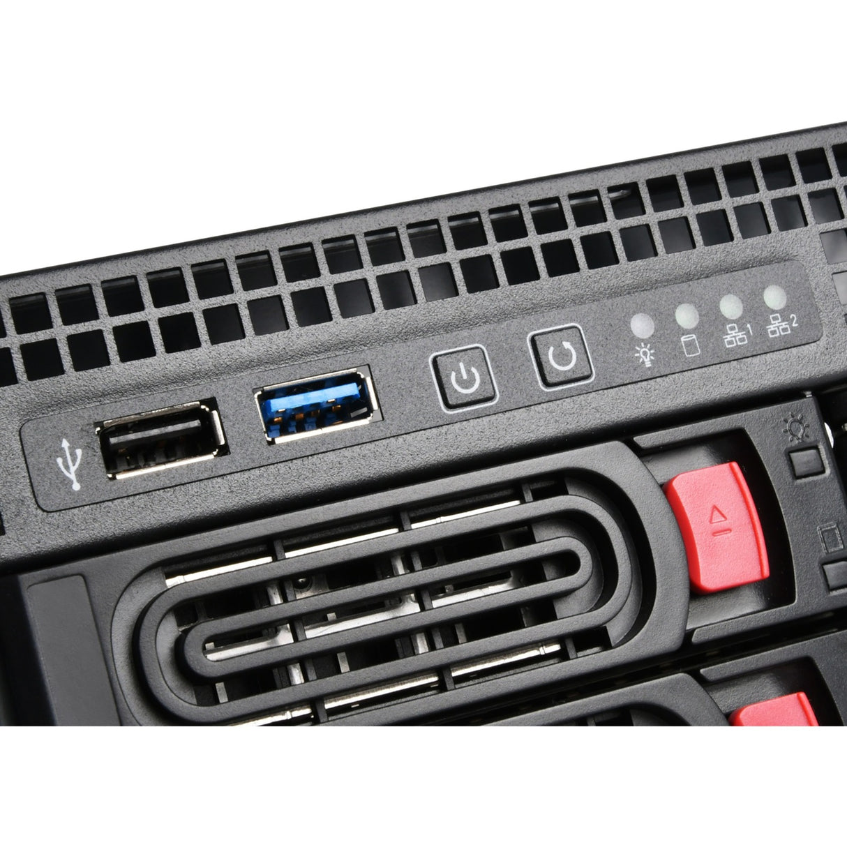 Silverstone RM21-308 rackhus (sort | 1x USB-A 2.0 | 1x USB-A 3.2 (5 Gbit s))