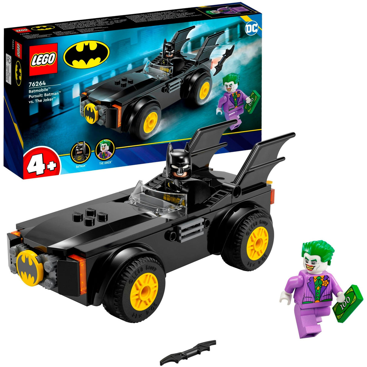 Lego DC Super Heroes - Batmobile Chase: Batman vs. jokeren byggelegetøj (76264)