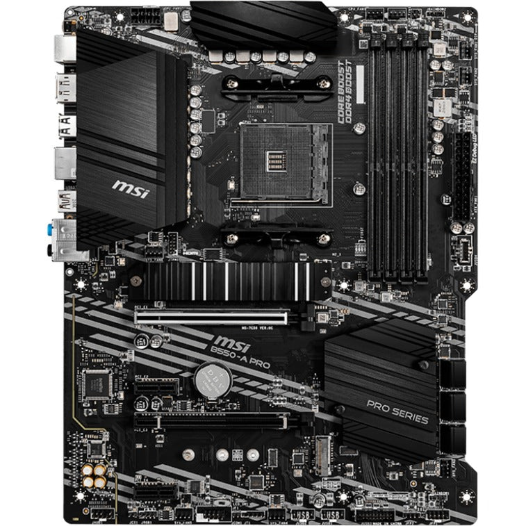MSI B550-A Pro Socket AM4 bundkort (sort, RAID, GB-LAN, lyd, ATX)
