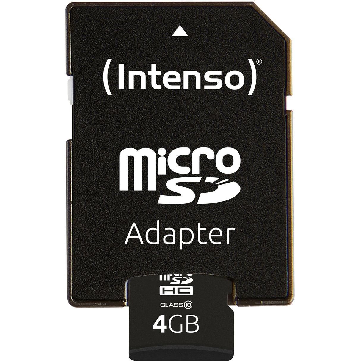 Intenso microSDHC 4GB klasse 10 hukommelseskort (inkl. SD-adapter)