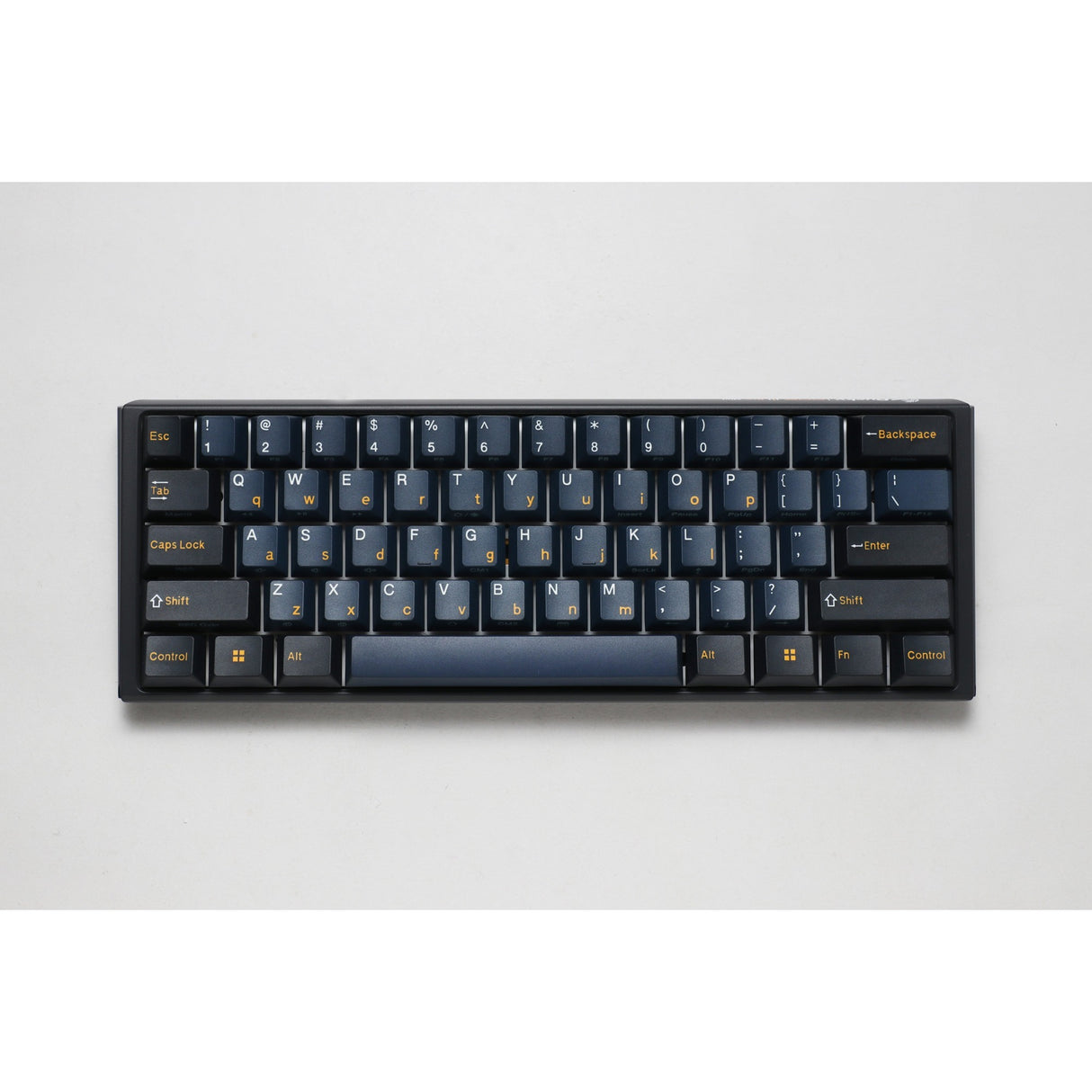 Ducky one 3 pro mini rgb mekanisk gaming-tastatur (sort, us-layout (qwerty), cherry mx2a blue, 60%, rgb led, double-shot pbt, quack mekanik, hot swap)