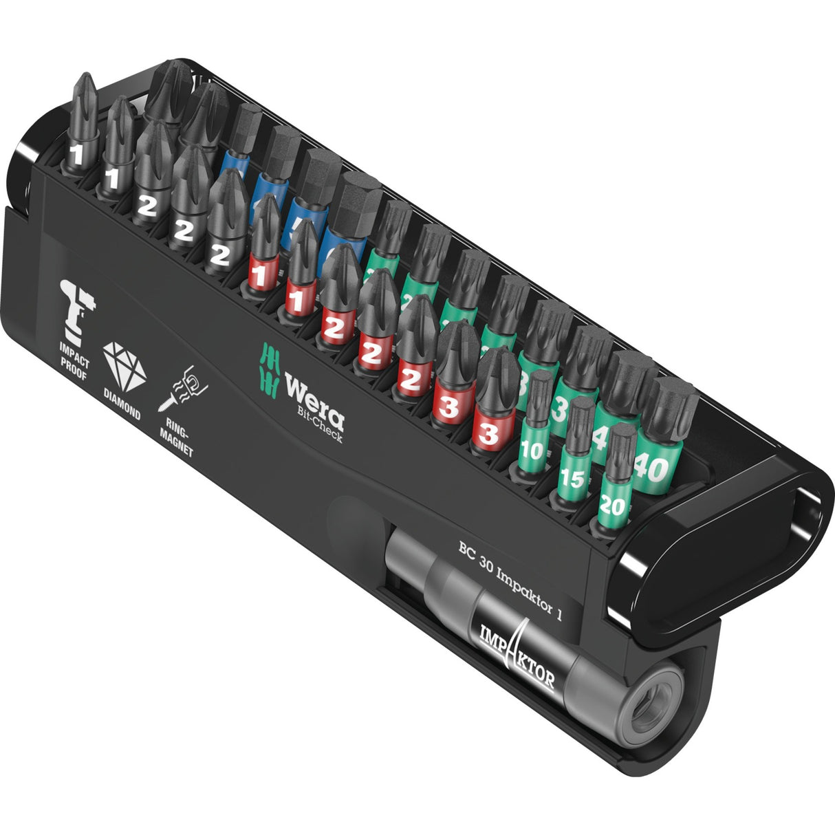 Wera bit-check 30 impactor 1 bit sæt (30 dele)