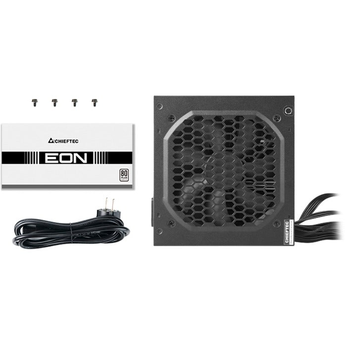 Chieftec eon zpu-500s, 500 watt strømforsyning (sort, 1x pcie)