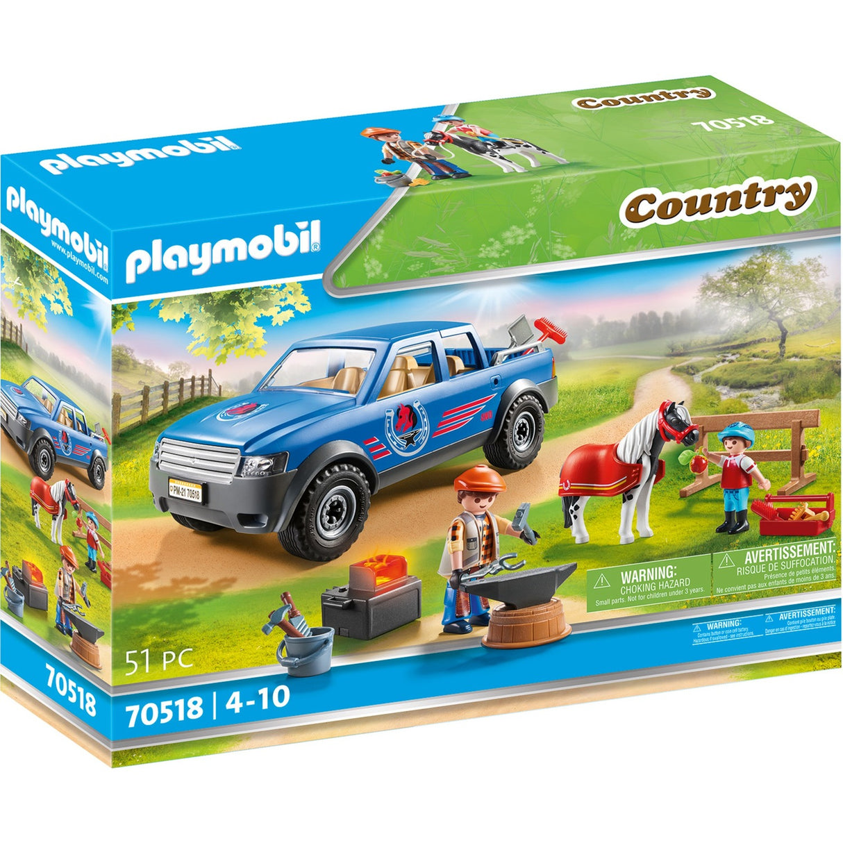 Playmobil land - mobilt beslagslegetøj (70518)