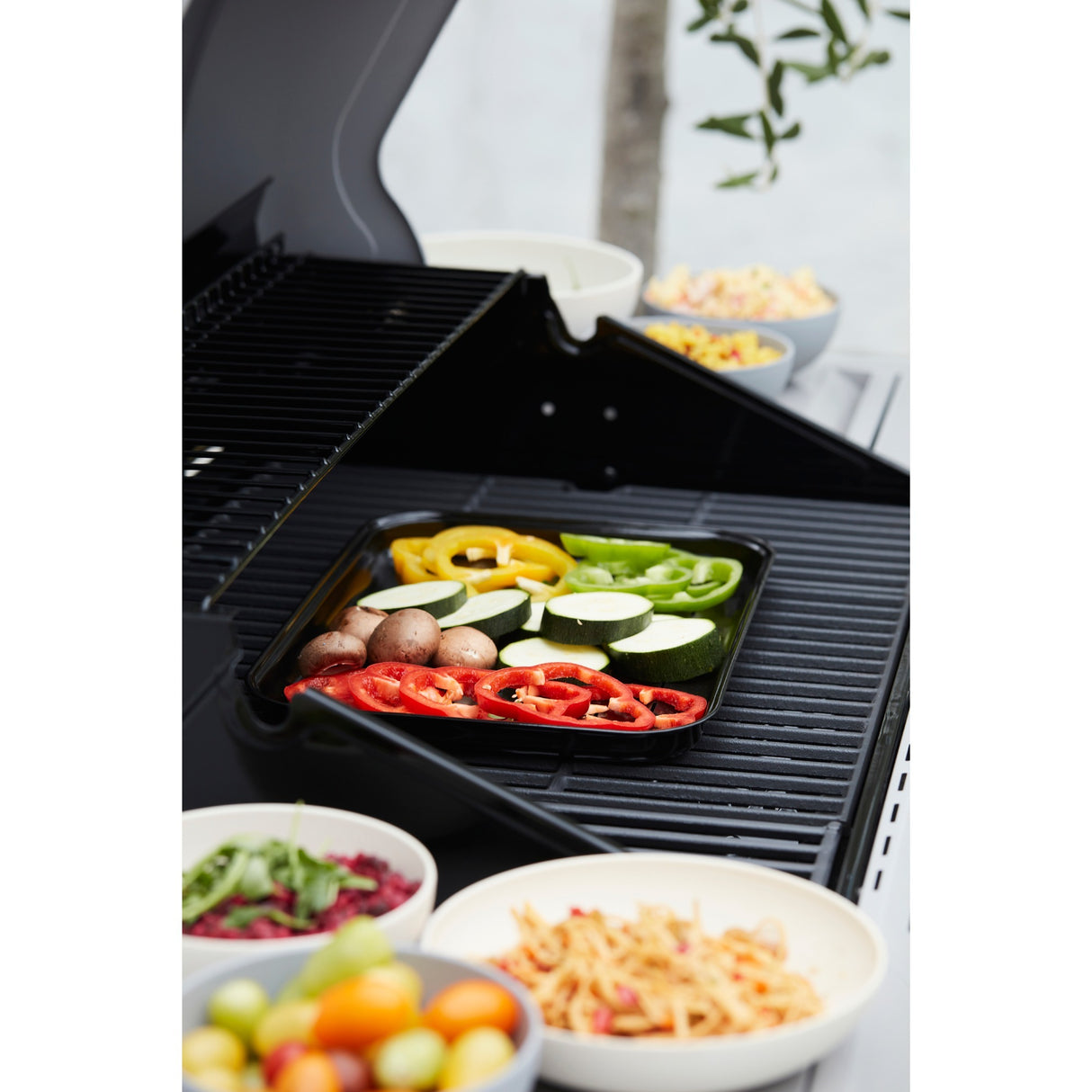 Barbecook genanvendelig grillpande lavet af emaljeret grillfad