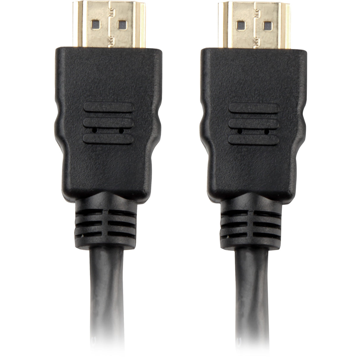 Sharkoon højhastigheds HDMI-kabel med Ethernet (sort, 1 meter, 4k, forgyldt)