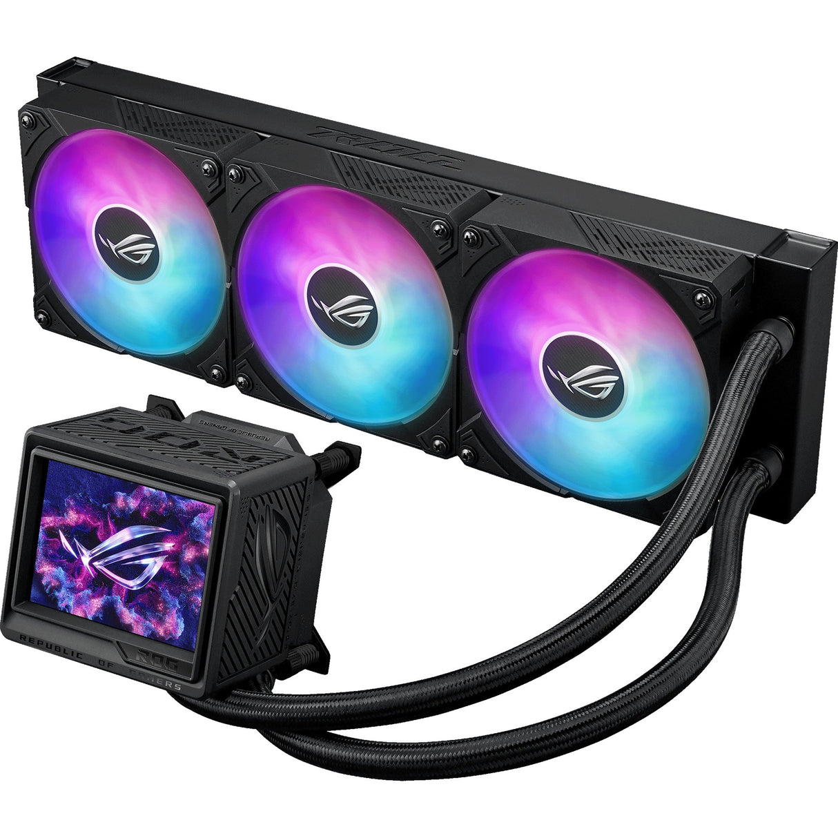 Asus Rog Ryujin III 360 ARGB ekstrem vandkøling (sort)