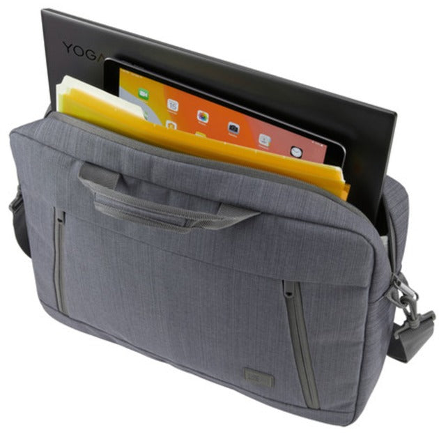 Case logic huxton attaché 15.6 bærbar taske (grå)