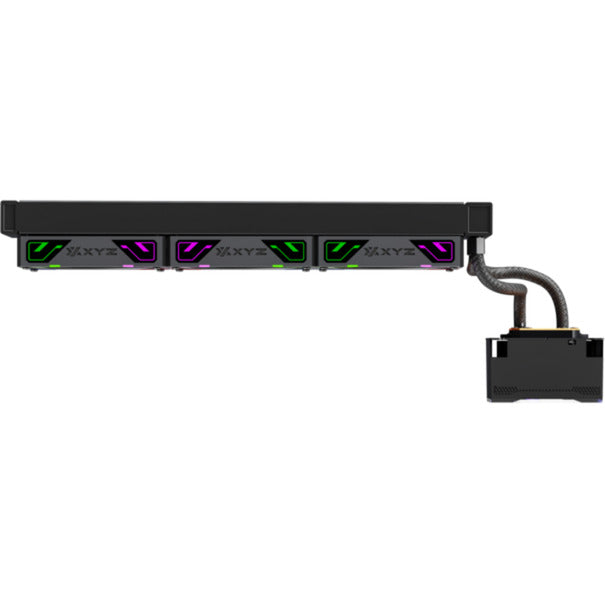 Xyz pc gear hydrotemp aio 360 vandkøling (sort, argb, pwm)