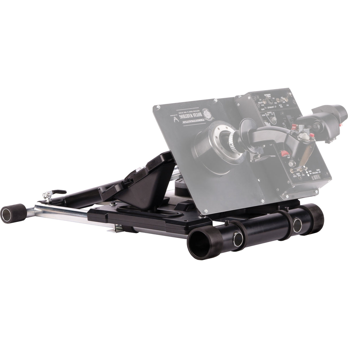 Hjulstander pro deluxe v2 thrustmaster hotas warth holder (sort, til thrustmaster hotas warthog, saitek x-55, x52, pro og x65)