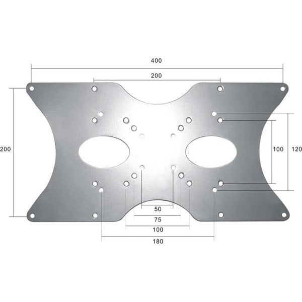 Neomounts fpma-vesa400 adapter (sølv, op til 35 kg, detail)