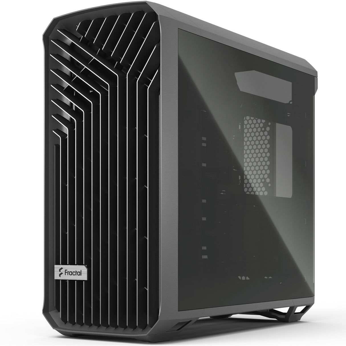 Fractal design torrent grå tg lys tonet midi tårnhus (grå | 2x USB-A | 1x USB-C | hærdet glas)