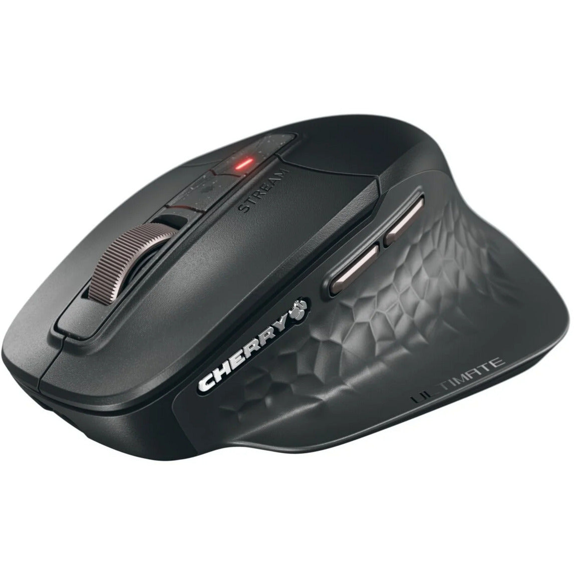 Cherry stream-mus ultimativ (sort kobber, 6.000 dpi, Bluetooth 2,4 GHz USB)