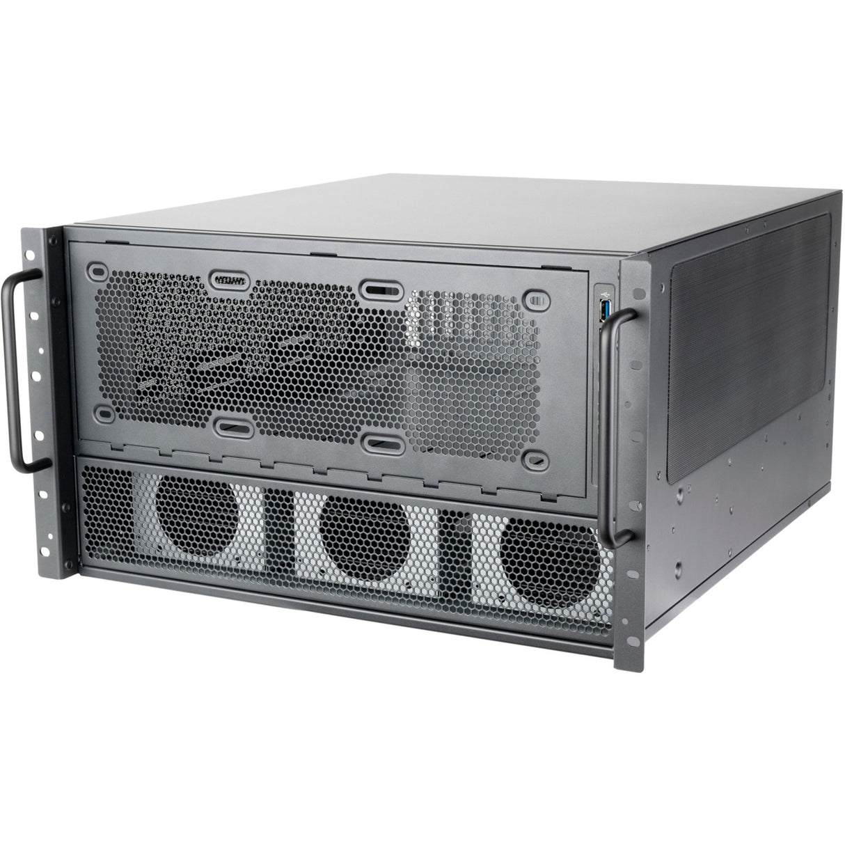 Silverstone rm600 rackhus (sort)