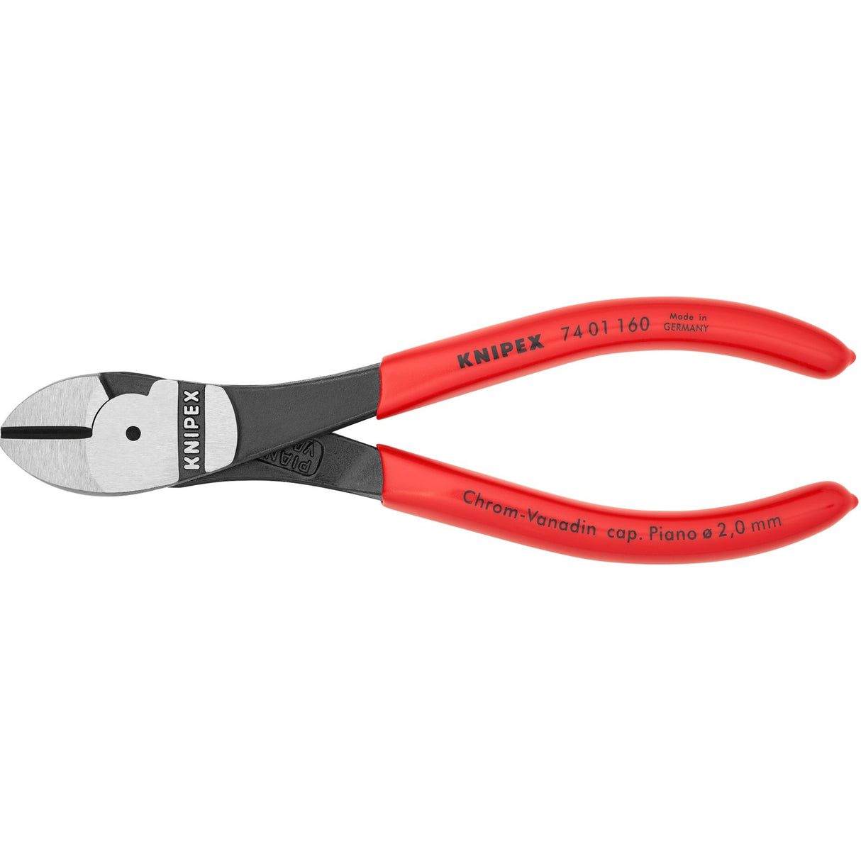 Knipex 74 01 160 elektrisk sideskæretang poleret plast 160mm