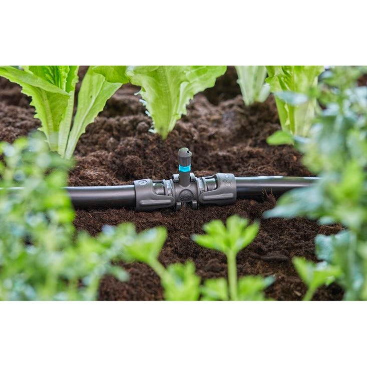 Gardena mikro-drypsystem T-stykke til sprinklertilslutning (mørkegrå)