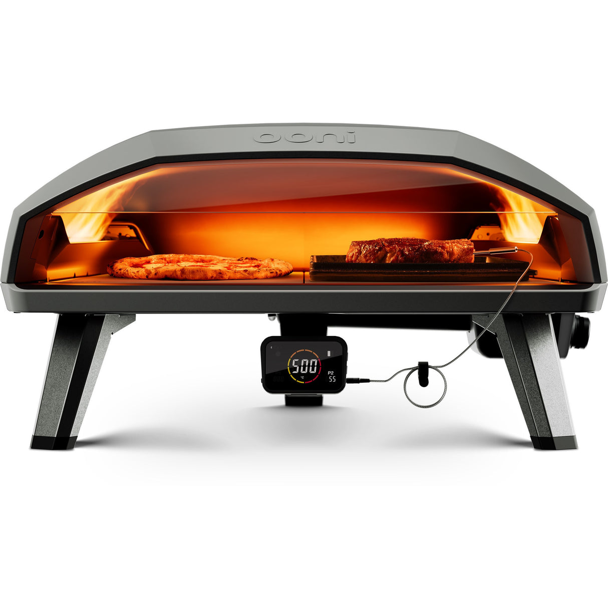 Ooni koda 2 max gasdrevet pizzaovn pizzaovn (20" pizza, dobbelt-zone madlavning)