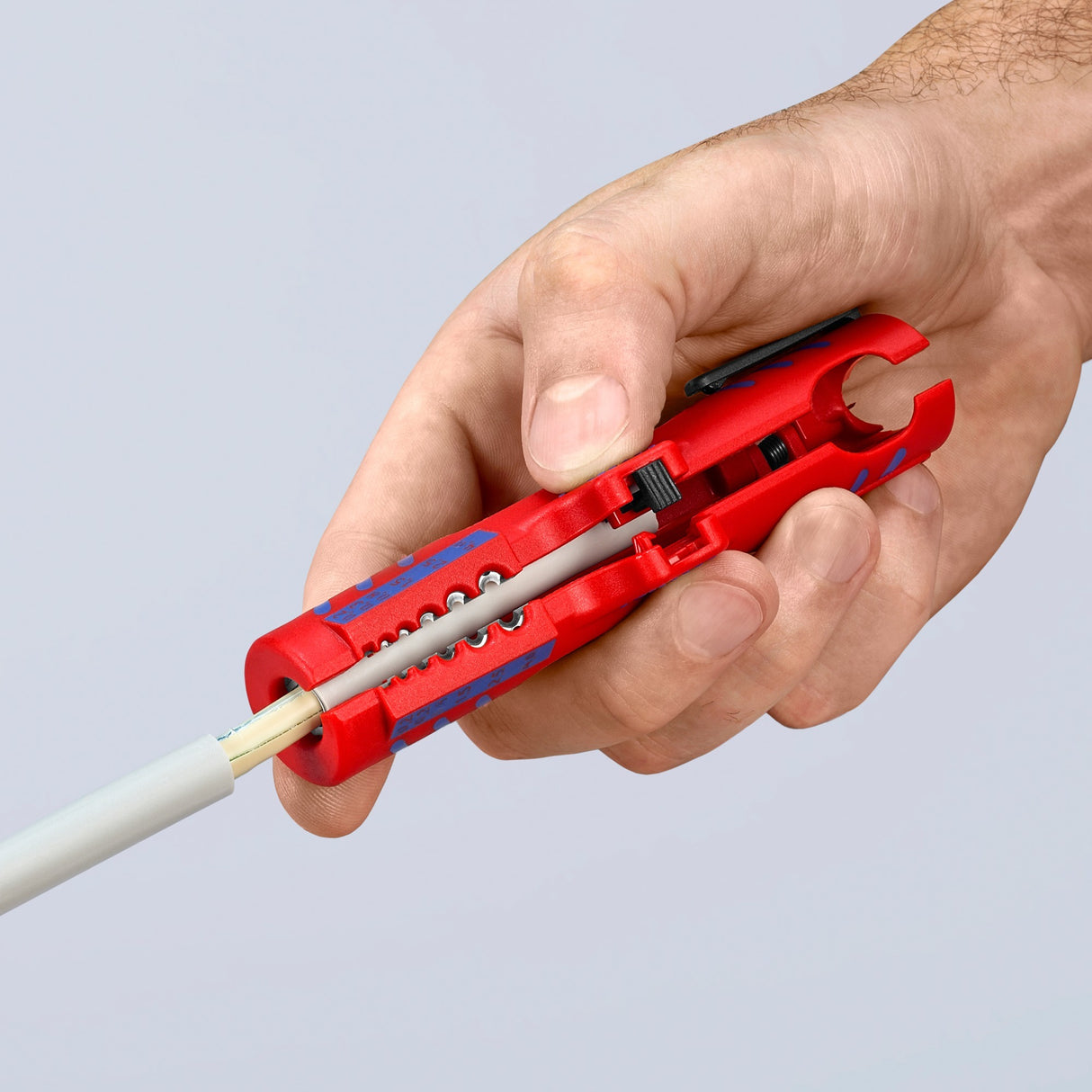 Knipex universal kabelstripper 1685125sb kabelafisoleringsværktøj (rød blå)